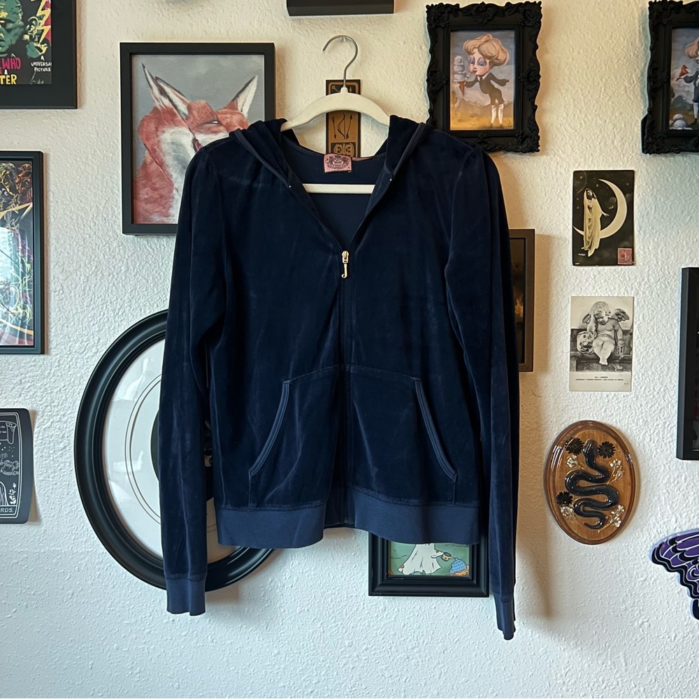 vintage y2k juicy couture velour sweatshirt
